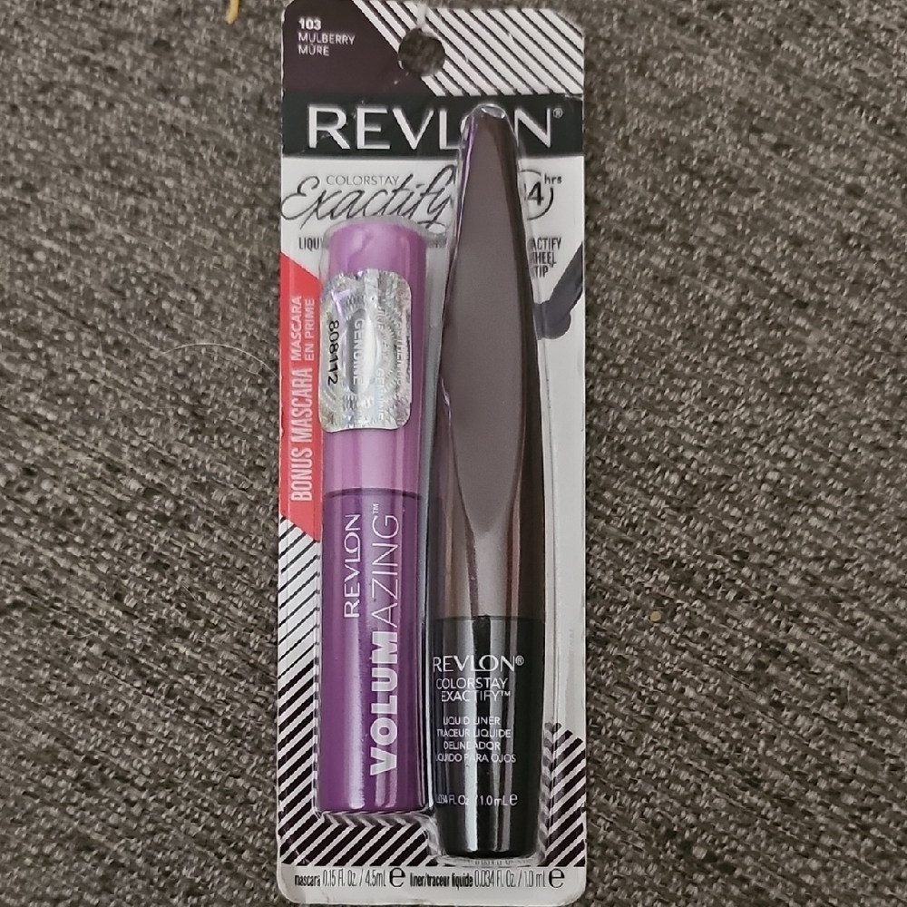 Revlon Volumazing Mascara and Eyeliner Duo in Mulberry and Black